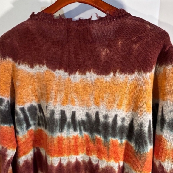 Sandrine Rose x Free People Tie Dye Paradise Circus Cashmere/Wool Sweater Size M - Picture 12 of 16